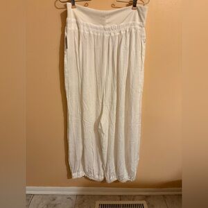 NWT Free People Movement Emery Pants in White